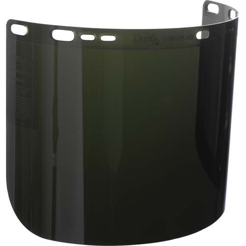 F50 Moulded Faceshield, Polycarbonate, 5.0 Tint Equipment World