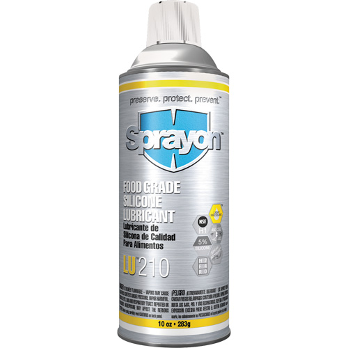 LU210 Food Grade Silicone Lubricant, Aerosol Can Equipment World