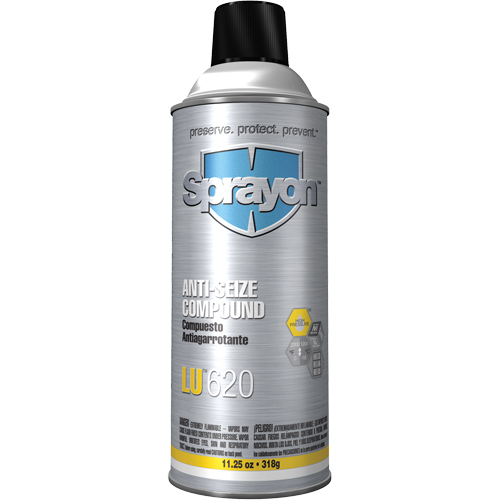 LU620 Anti-Seize Compound, 454 g, Aerosol Can, 2200°F (1204°C) Max. Temp Equipment World
