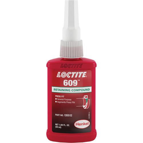 Compos&eacute; de retenue 609 &agrave; usage g&eacute;n&eacute;ral, 50 ml, Bouteille, Vert Equipment World