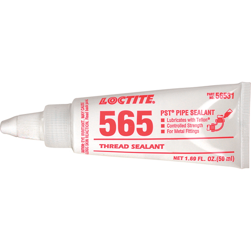 Thread Sealant 565 PST Controlled Strength, Tube, 50 ml, -54° C - 149° C/-65° F - 300° F Equipment World