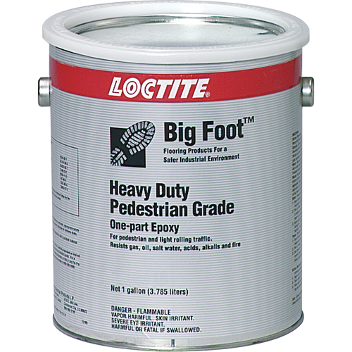 Big Foot Heavy-Duty Pedestrian Grade Anti-Slip Floor Coating, 1 gal., Epoxy-Based, Black Equipment World