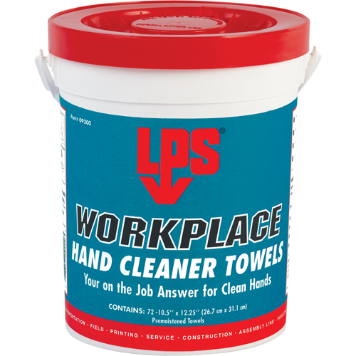 Workplace Hand Cleaner Towels, 72 Wipes, 10-1/2" x 12-1/4" Equipment World