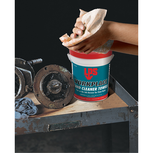 Workplace Hand Cleaner Towels, 72 Wipes, 10-1/2" x 12-1/4" Equipment World