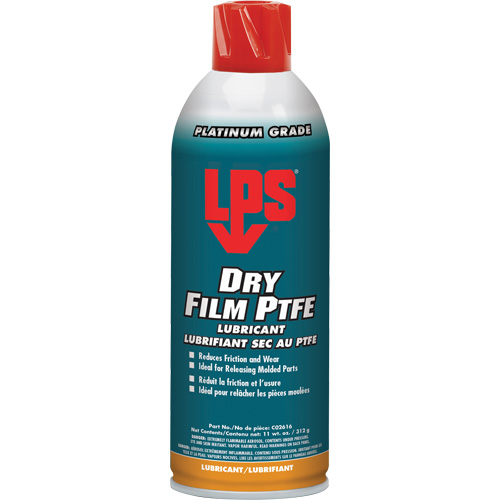 Lubrifiant sec au PTFE, Canette a&eacute;rosol, 16 oz Equipment World