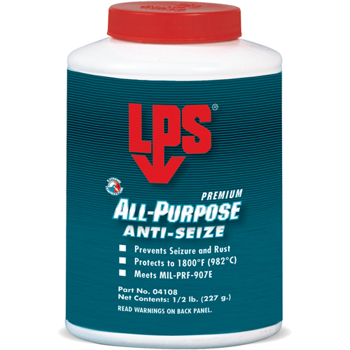 All-Purpose Anti-Seize, 1/2 lbs., Bottle, 1800°F (982°C) Max. Temp Equipment World