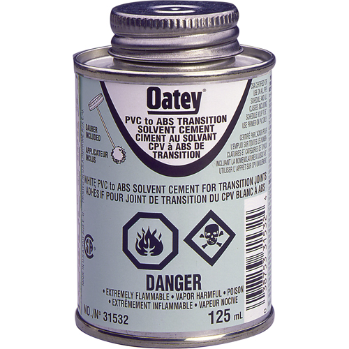 Ciment de transition ABS &agrave; PVC Equipment World