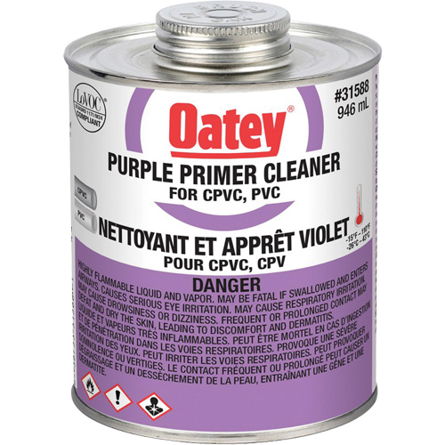 Appr&ecirc;t/nettoyant violet, 946 ml, Canette &agrave; dessus brosse Equipment World