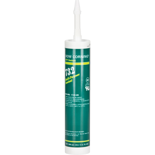 732 Silicone Sealant, Tube, Clear Equipment World