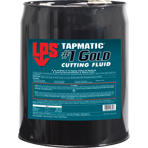 Tapmatic&reg; #1 Gold Cutting Fluids, 5 gal. Equipment World