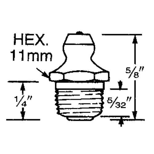 Fitting, 10 mm Thread Equipment World