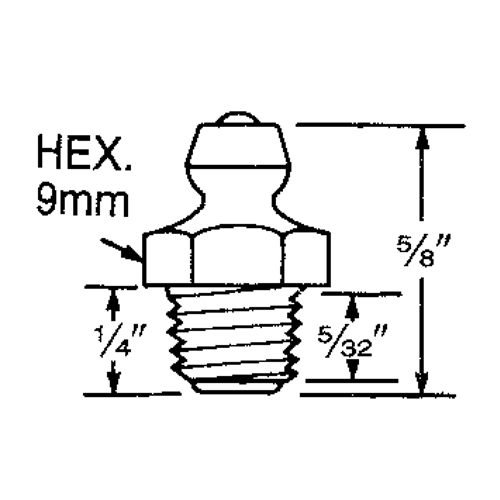 Fitting, 8 mm Thread Equipment World