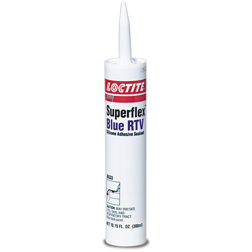 Superflex RTV Silicone Adhesive Sealant, Cartridge, Blue Equipment World
