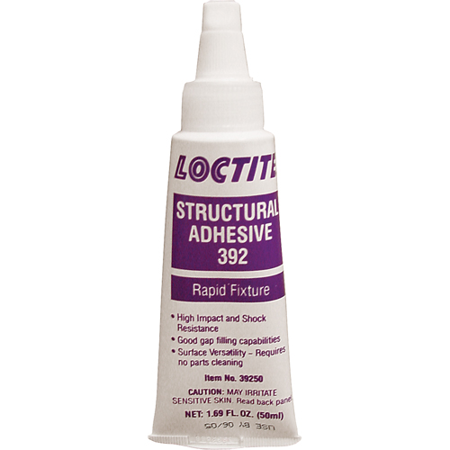 Structural Adhesive 392 Rapid Fixture, 73 g., Bottle, Amber Equipment World