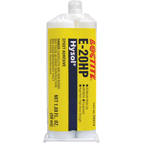 Hysol E-20HP Epoxy, Two-Part, Dual Cartridge, 104 g., Off-White Equipment World