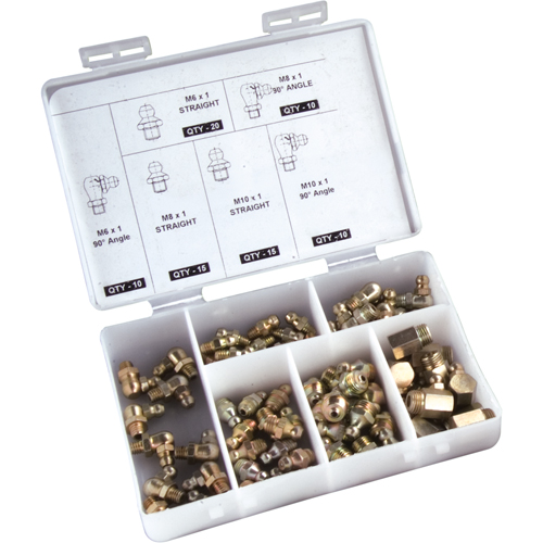 80-Piece Grease Fitting Set Equipment World