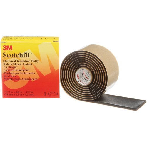 Mastic isolant Scotchfil, Rouleau, Noir Equipment World