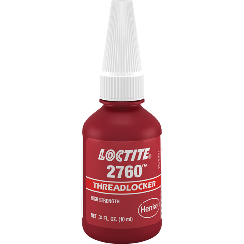 Threadlocker 2760 Instant Adhesive, Red, High, 10 ml, Bottle Equipment World