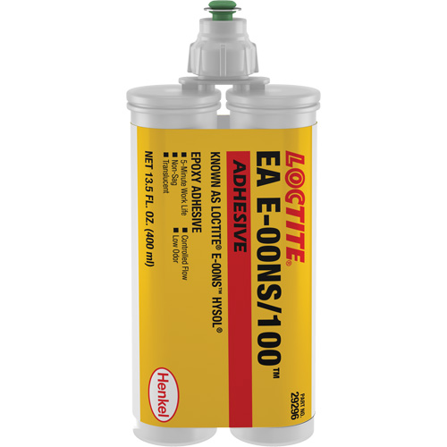E-00NS Hysol Epoxy, 400 ml, Dual Cartridge, Two-Part, Translucent Equipment World