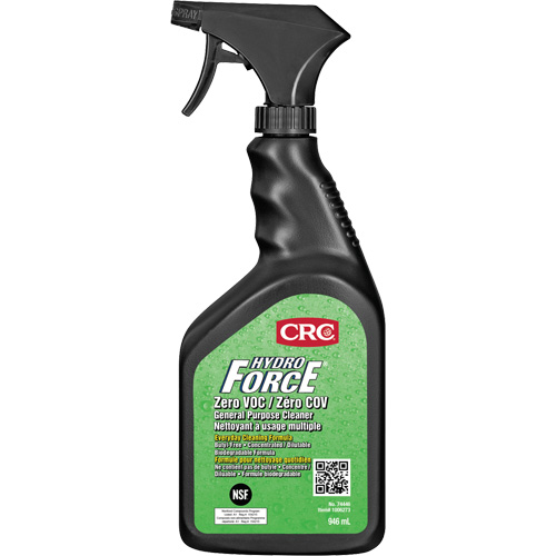 HydroForce&reg; Zero VOC General Purpose Cleaners, 946 ml, Trigger Bottle Equipment World