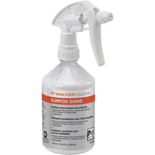 SURFOX Shine Stainless Steel Cleaner & Protector, 500 ml, Trigger Bottle Equipment World