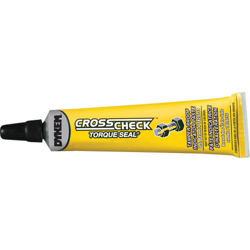 Cross Check Torque Seal&reg; Tamper-Proof Indicator Paste, 1 fl. oz., Tube, Yellow Equipment World