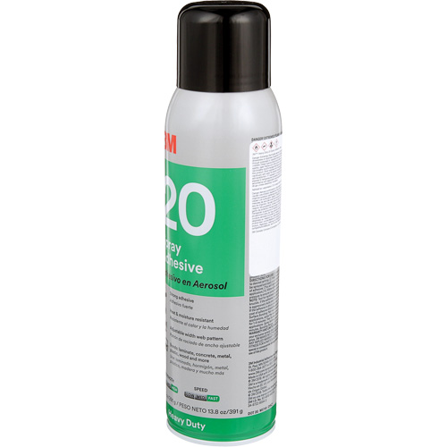 20 Heavy Duty Spray Adhesive, Clear, Aerosol Can Equipment World