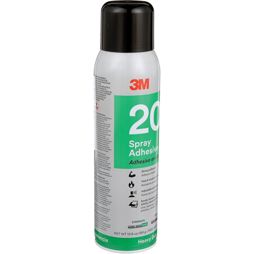 20 Heavy Duty Spray Adhesive, Clear, Aerosol Can Equipment World