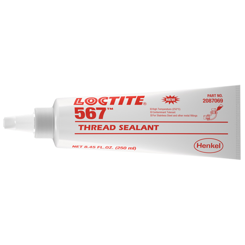 Scellant &agrave; filet haute temp&eacute;rature 567, Tube, 250 ml,  Equipment World