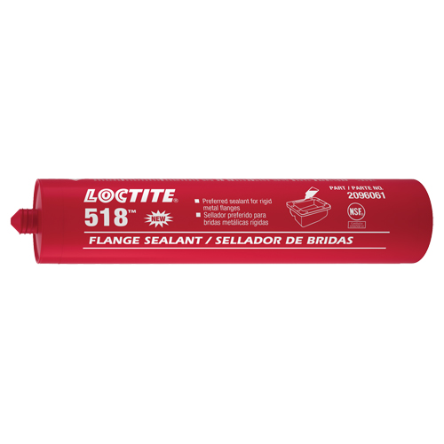 518 Flange Sealant, Cartridge, Red Equipment World
