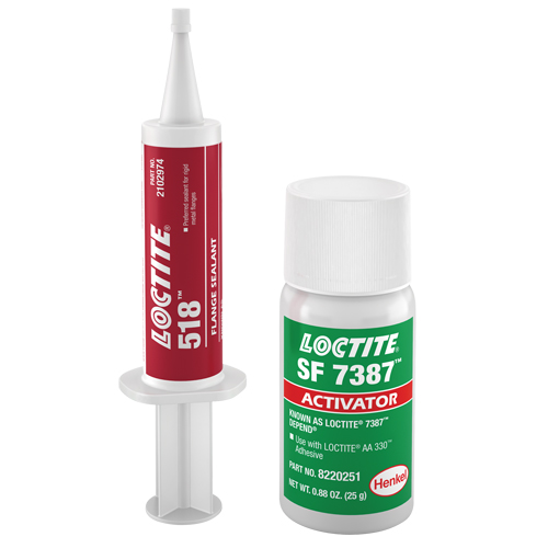 518 Flange Sealant, Syringe, Red Equipment World