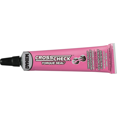 Cross Check Torque Seal&reg; Tamper-Proof Indicator Paste, 1 fl. oz., Tube, Pink Equipment World