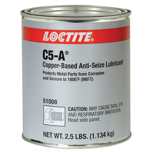 Loctite&reg; 8008 C5-A Copper Anti-Seize Lubricant, 2.5 lbs., Can, 1800°F (982°C) Max Temp. Equipment World