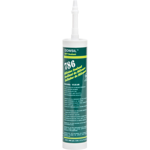 Silicone Sealant, 300 ml, Cartridge, Clear Equipment World