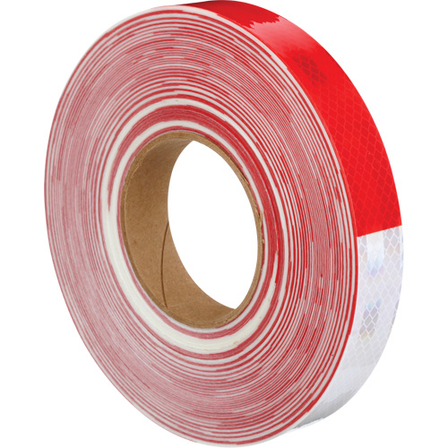 3M Diamond Grade Marking Tape, 1" W x 150' L, Red & White Equipment World