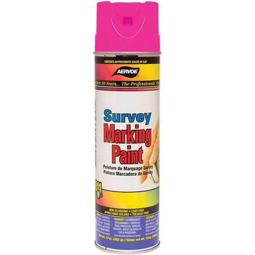 Solvent-Based Marking Paint, 17 oz., Aerosol Can Equipment World