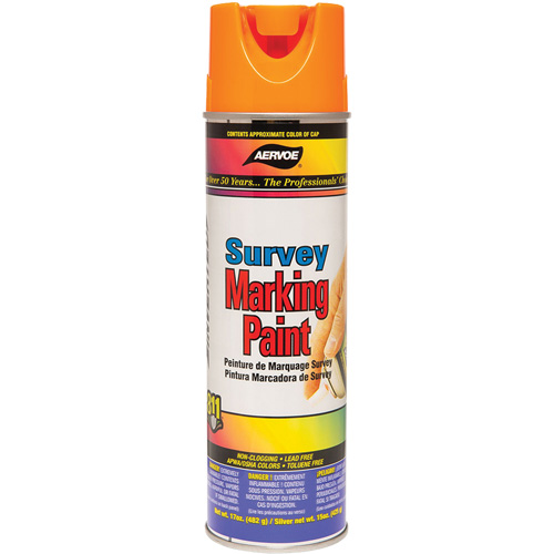 Solvent-Based Marking Paint, 17 oz., Aerosol Can Equipment World