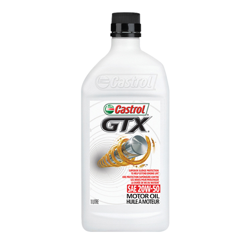 GTX&reg; 20W50 Motor Oil, 1 L, Bottle Equipment World