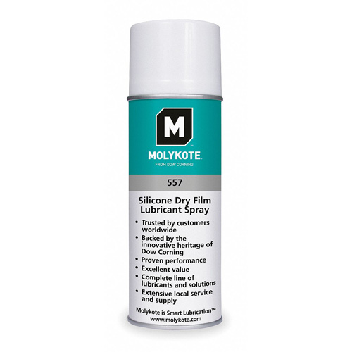 Molykote 557 Silicone Dry Film Lubricant, Aerosol Can Equipment World