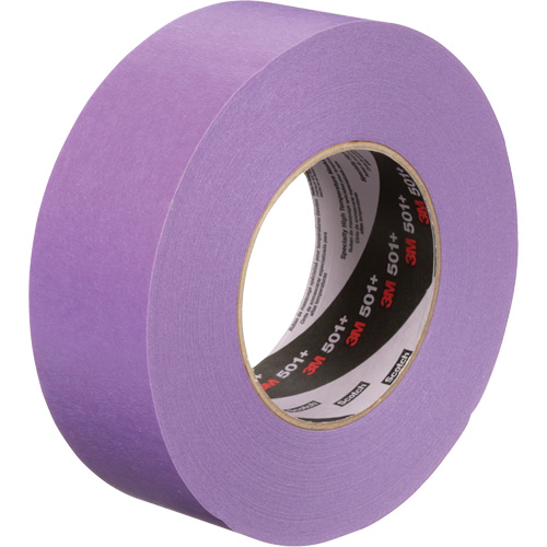 501+ Specialty High-Temperature Masking Tape, 36 mm (1-1/2") x 55 m (180'), Purple Equipment World