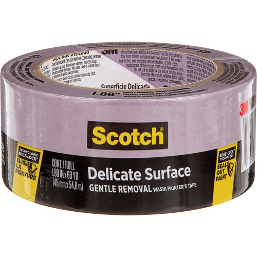 Scotch&reg; Delicate Surface Painter's Tape 2080, 48 mm (1-7/8") x 55 m (180'), Purple Equipment World