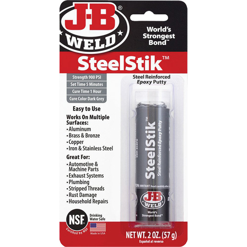 SteelStik Epoxy, 2 oz., Stick, Grey Equipment World