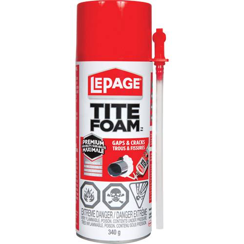 Titefoam Gaps & Cracks Insulating Foam Sealant, Aerosol Can, White Equipment World