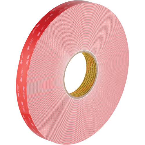 Ruban VHB, 32,9 m (108') lo x 1117,6 mm (44") la, 0,028 mm, Acrylique Equipment World