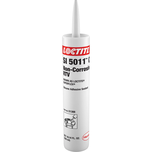 Superflex&reg; SI 5011CL Non-Corrosive RTV Silicone, Cartridge, Clear Equipment World