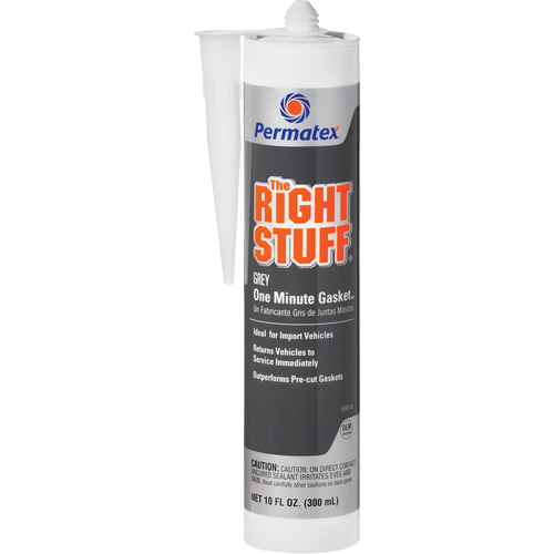 The Right Stuff&reg; Instant Gasket Maker, Cartridge, Grey Equipment World