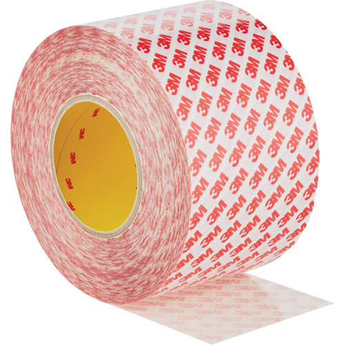 Ruban adh&eacute;sif double face, Polyester, 100 mm (3,93") la x 50 m (164') lo, 8 mils &eacute;pais Equipment World