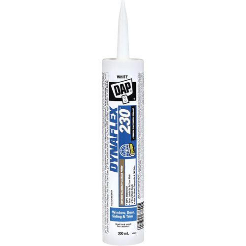 Dynaflex 230&reg; Premium Elastomeric Sealant, 300 ml, Cartridge, White Equipment World