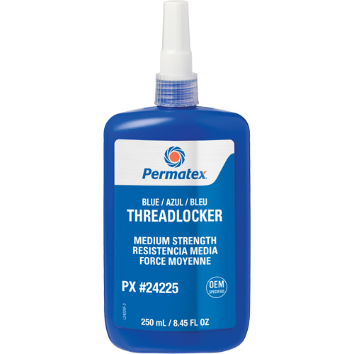 Threadlocker, Blue, Medium, 250 ml, Bottle Equipment World