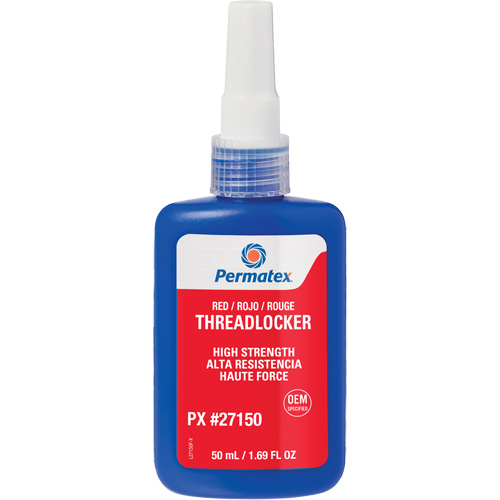 Threadlocker, Red, High, 50 ml, Bottle Equipment World